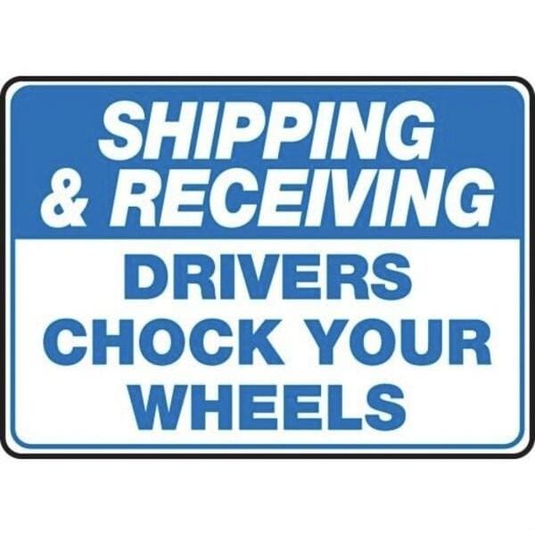 Accuform OSHA WARNING SAFETY SIGN WHEEL MTKC303VS MTKC303VS - main